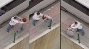 İstanbul'da rezalet görüntü: Sokak ortasında dövüp, saçlarını kesti