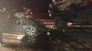 Askeri araç kaza yaptı: 1 ölü, 2 yaralı