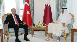 Erdoğan ile Katar Emiri Al Thani görüştü