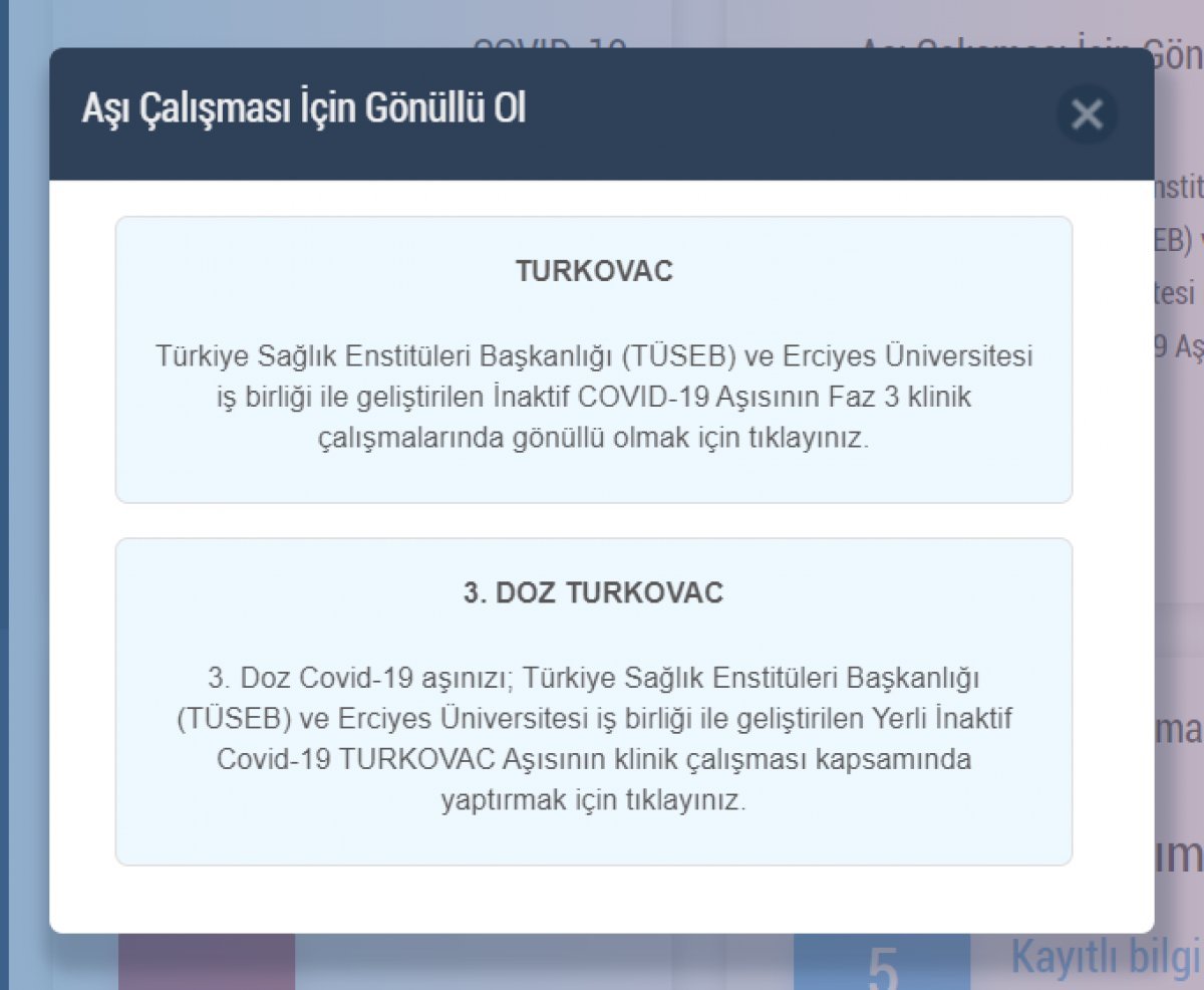 Yerli aşı randevu ekranı: Turkovac randevusu nasıl, nereden alınır? #2