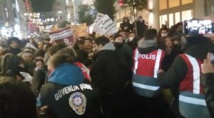 Taksim'deki 'Enes Kara' eylemine polis müdahalesi